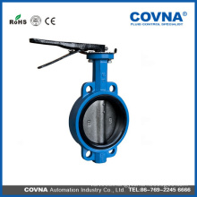 excellent quality keystone handle price wafer butterfly valve price dn100